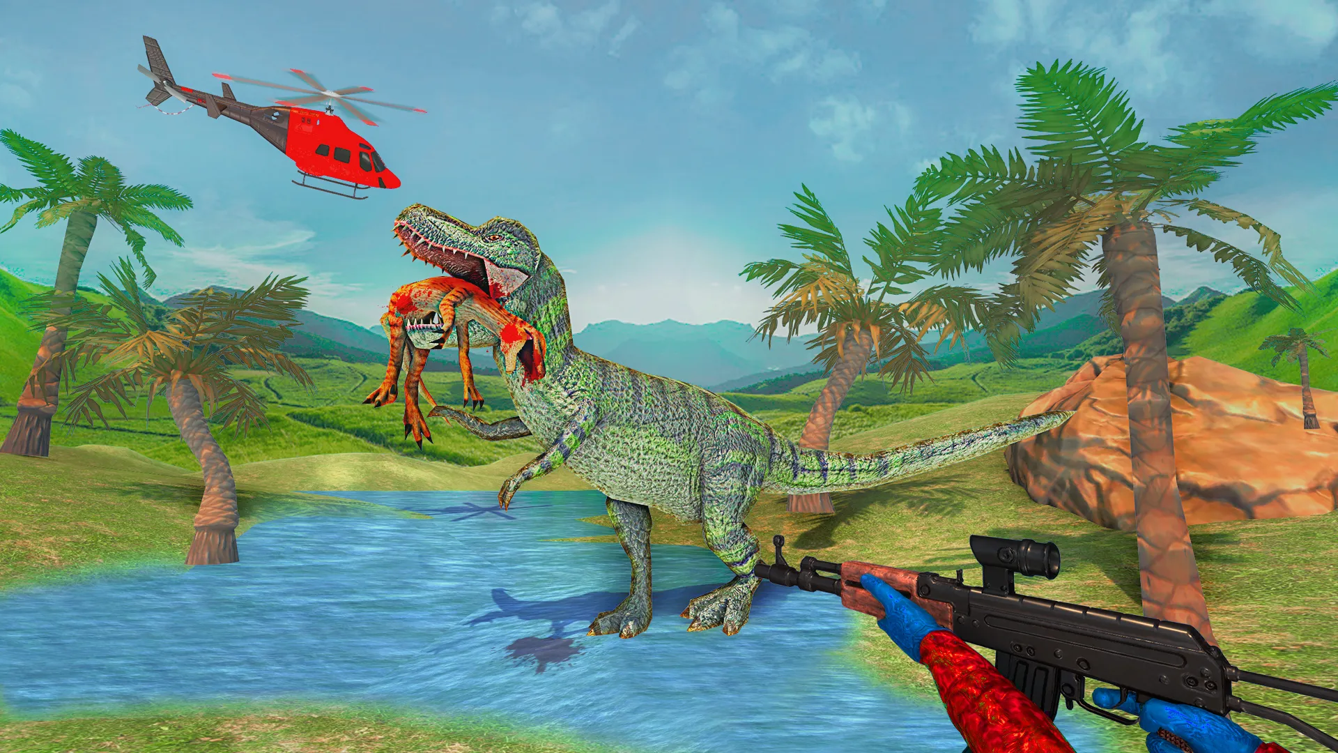 Dinosaur Shooter - Desert Dino | Indus Appstore | Screenshot