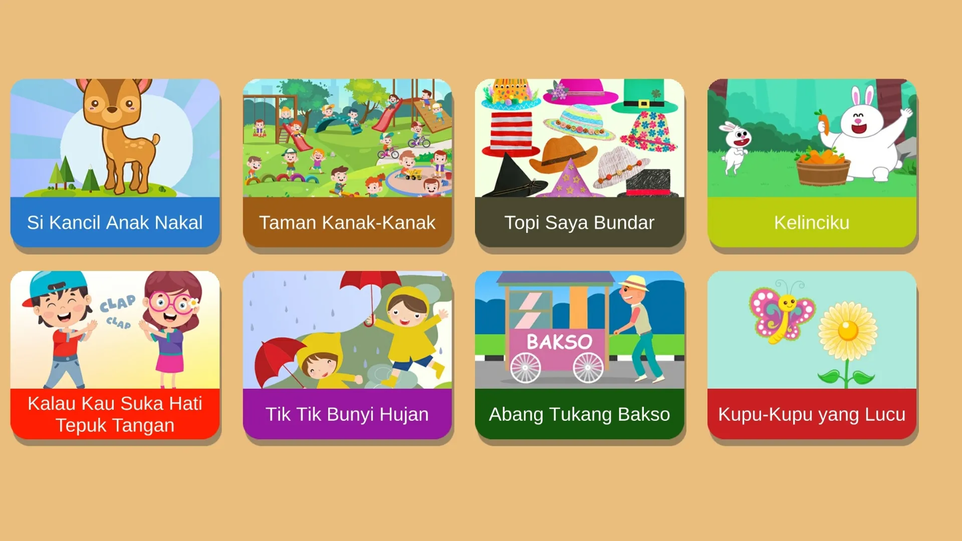 Video Lagu Anak Anak Indonesia | Indus Appstore | Screenshot