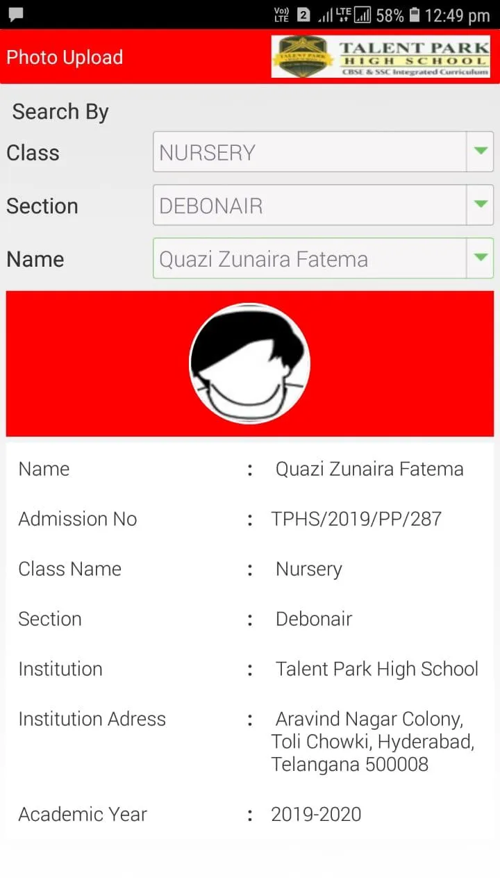 Talent Park  School, Hyderabad | Indus Appstore | Screenshot