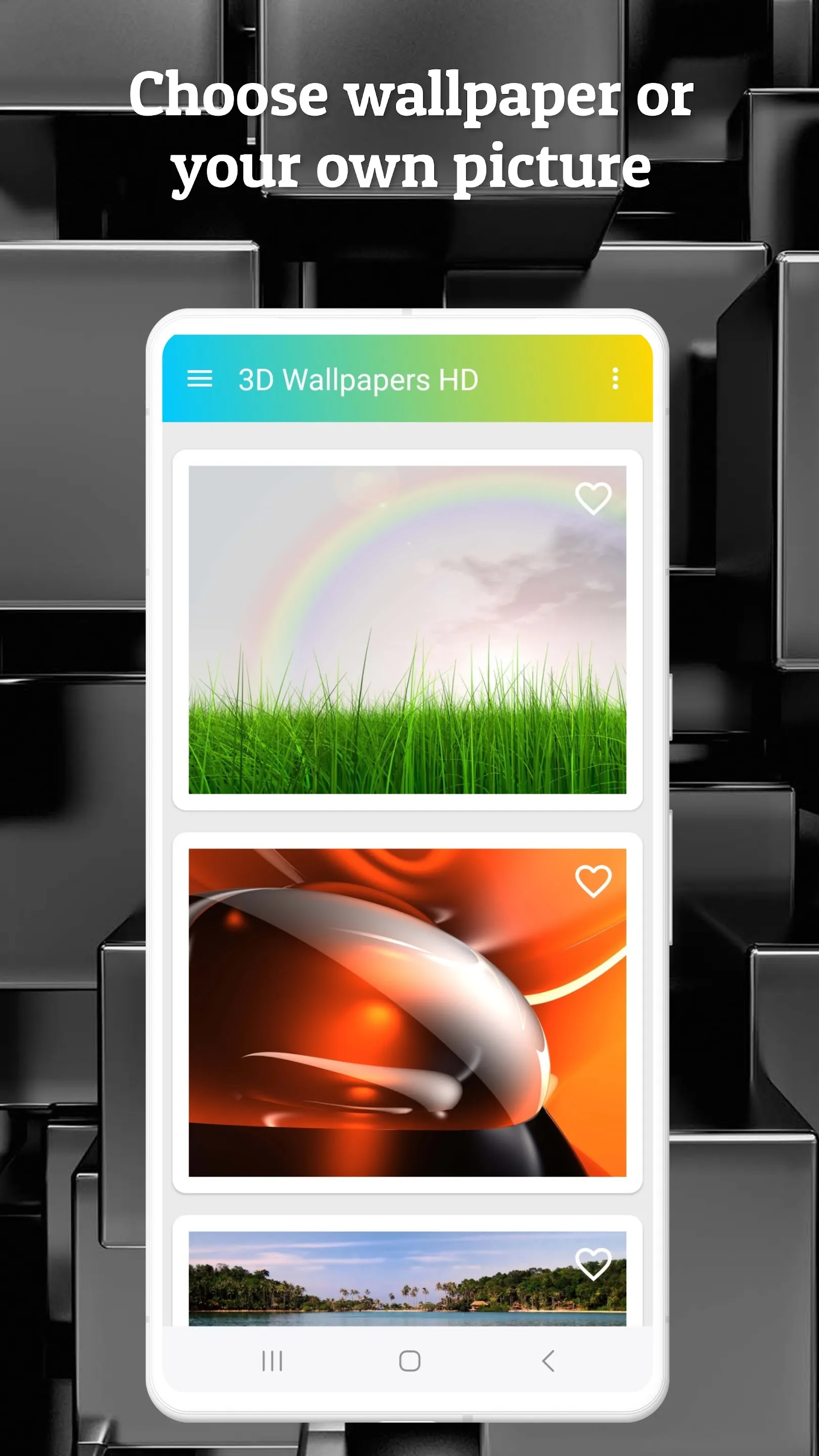 3D Wallpapers HD | Indus Appstore | Screenshot