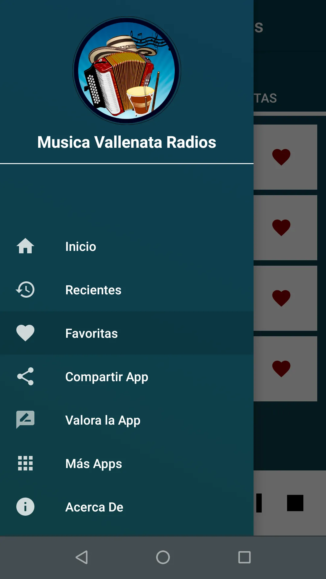 Vallenatos Radio | Indus Appstore | Screenshot