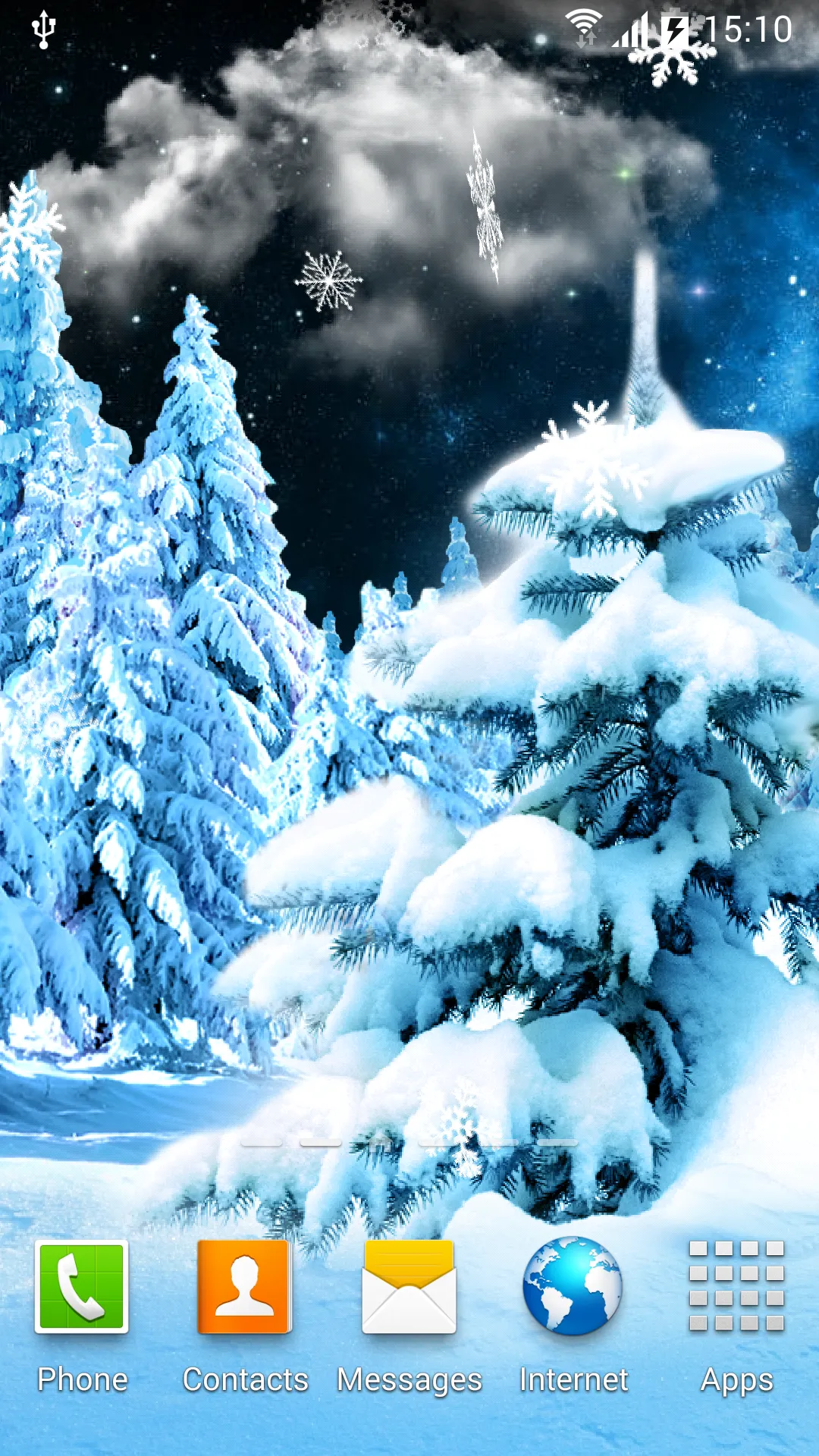 Winter Forest Live Wallpaper | Indus Appstore | Screenshot