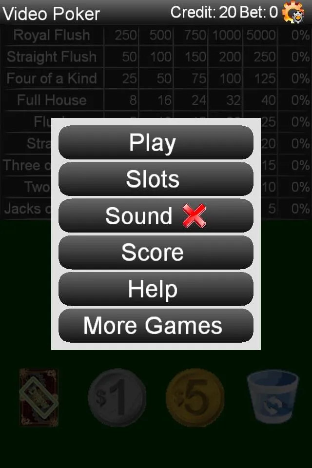 Video Poker | Indus Appstore | Screenshot