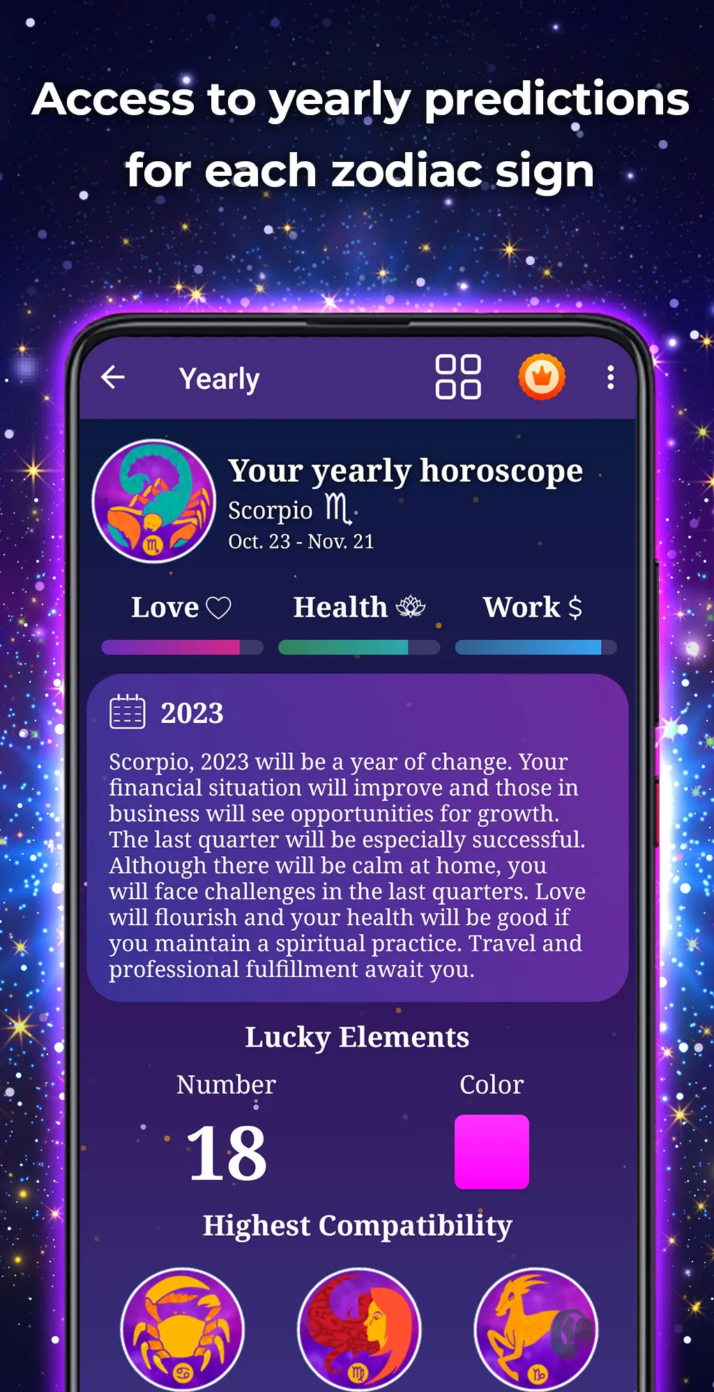 Daily Horoscope - Astrology | Indus Appstore | Screenshot