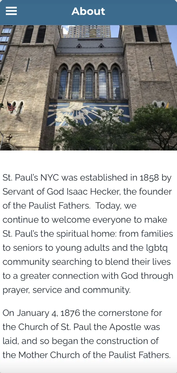 Church of St. Paul the Apostle | Indus Appstore | Screenshot