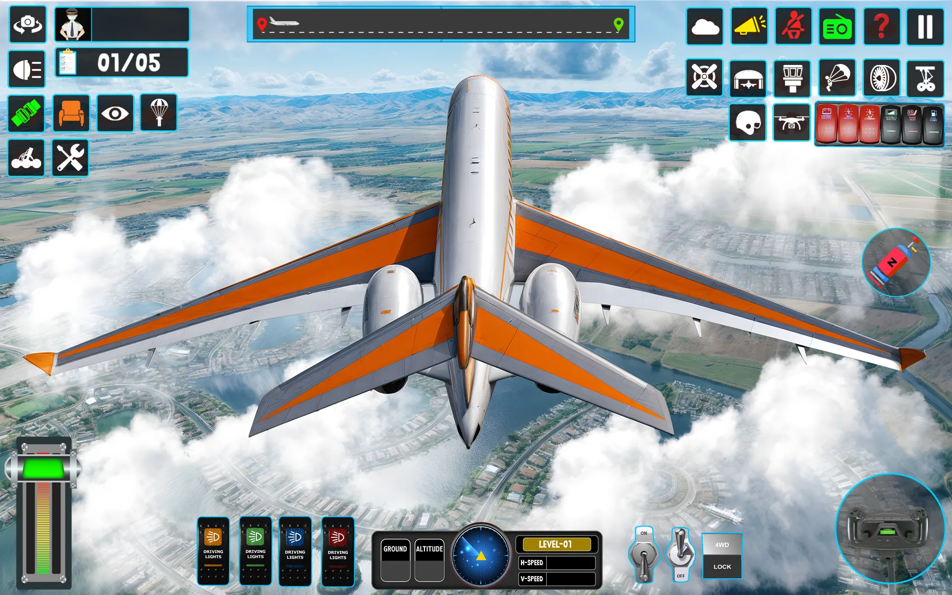 Airplane Simulator Game 2024 | Indus Appstore | Screenshot