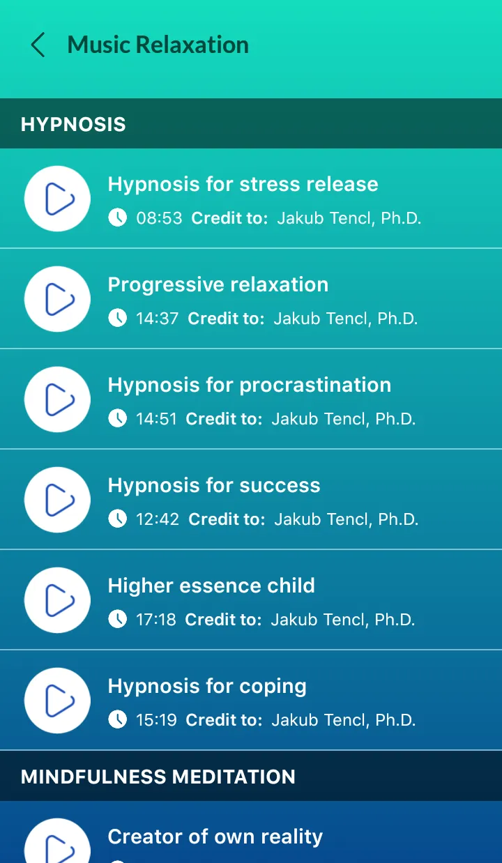 iHypnosis Audio | Indus Appstore | Screenshot