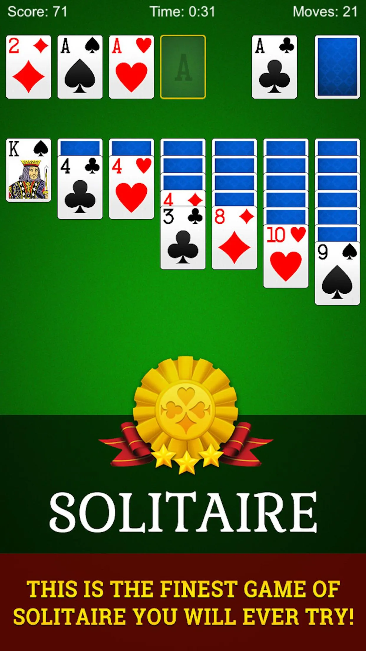Solitaire - Classic Card Game | Indus Appstore | Screenshot