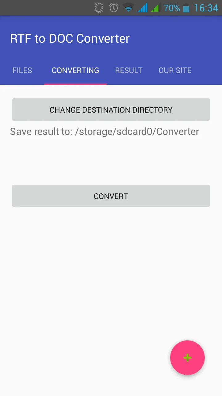 RTF to DOC Converter | Indus Appstore | Screenshot