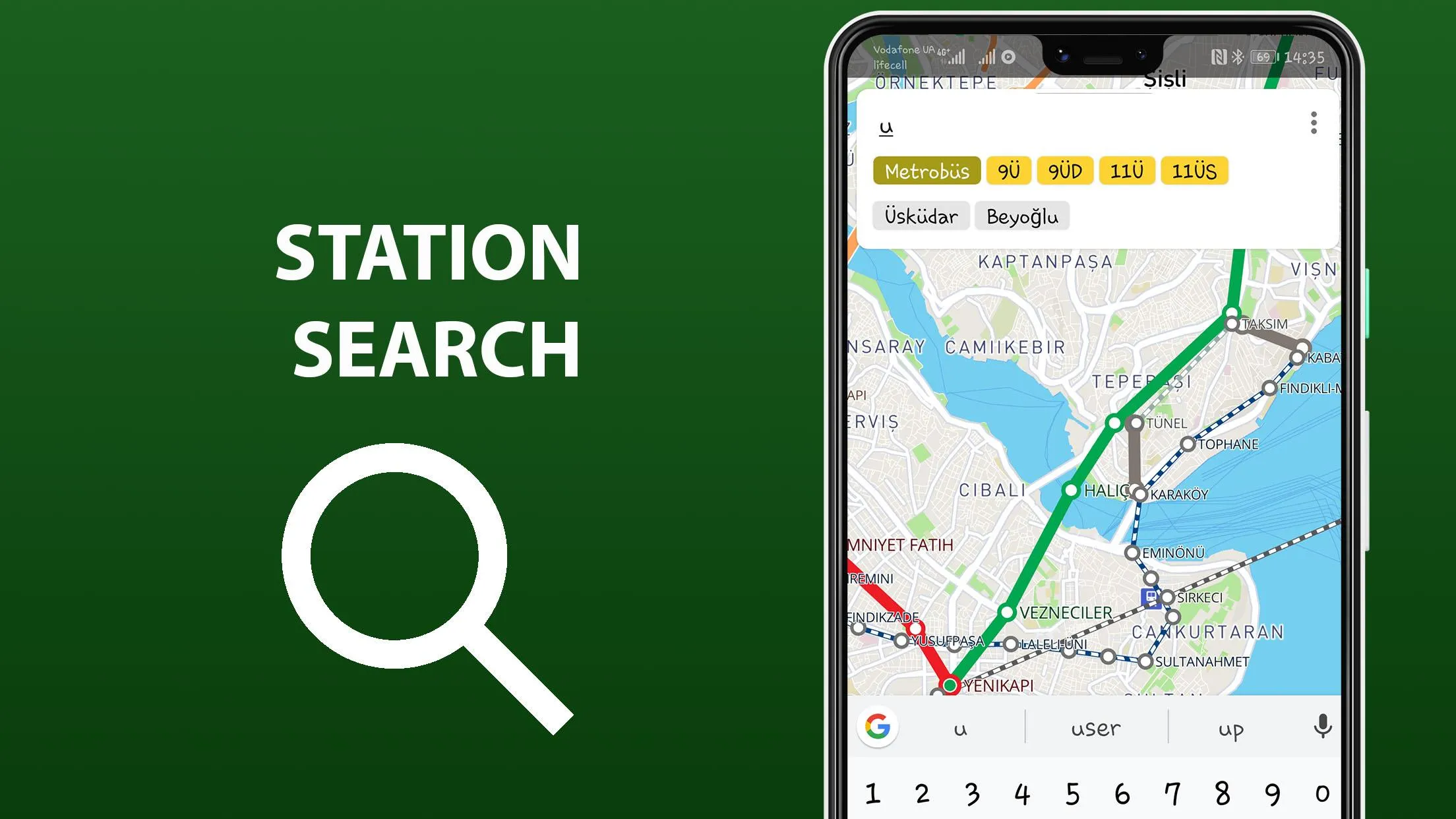 Public transport map Istanbul | Indus Appstore | Screenshot