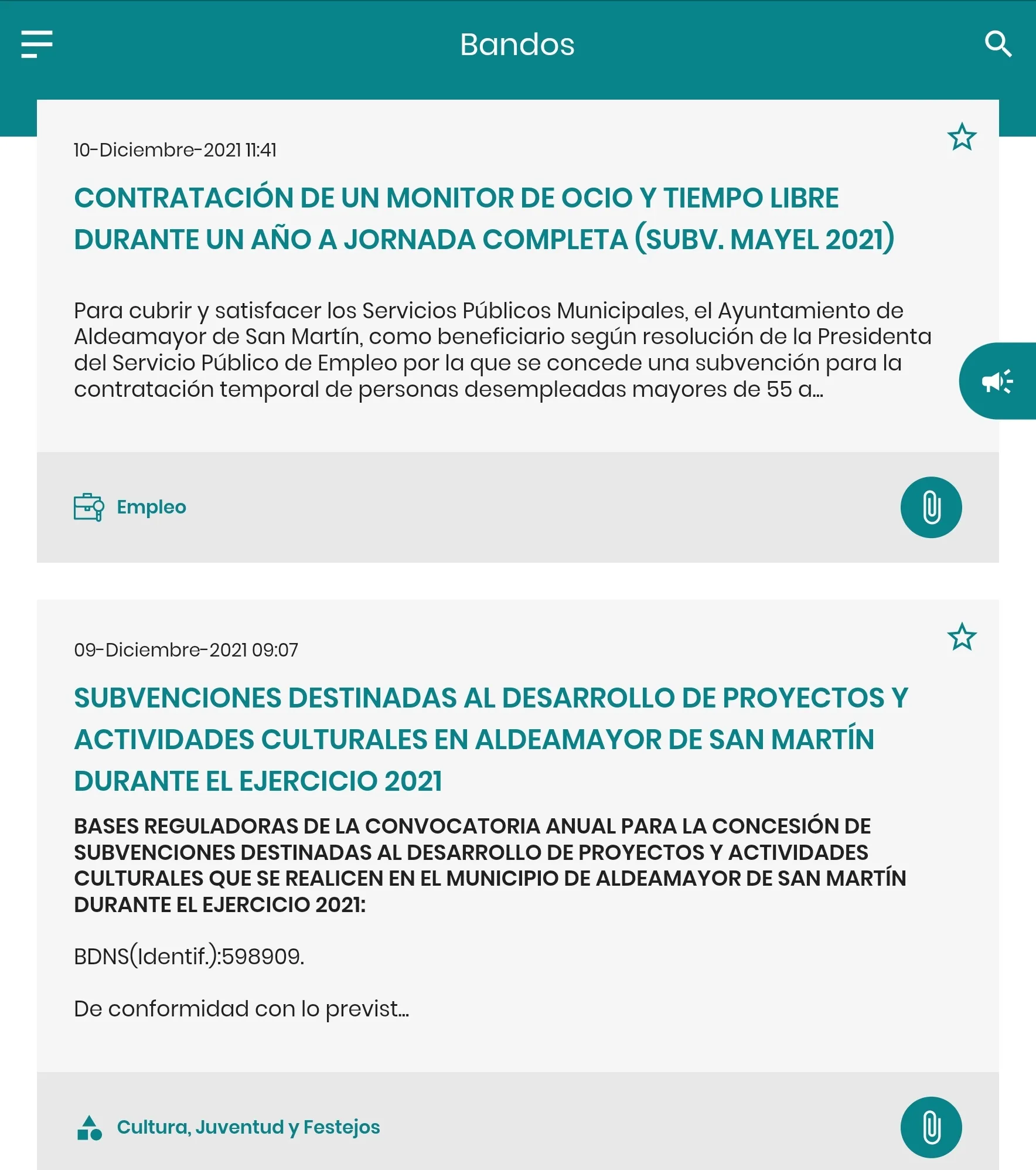 Aldeamayor de San Martín Infor | Indus Appstore | Screenshot