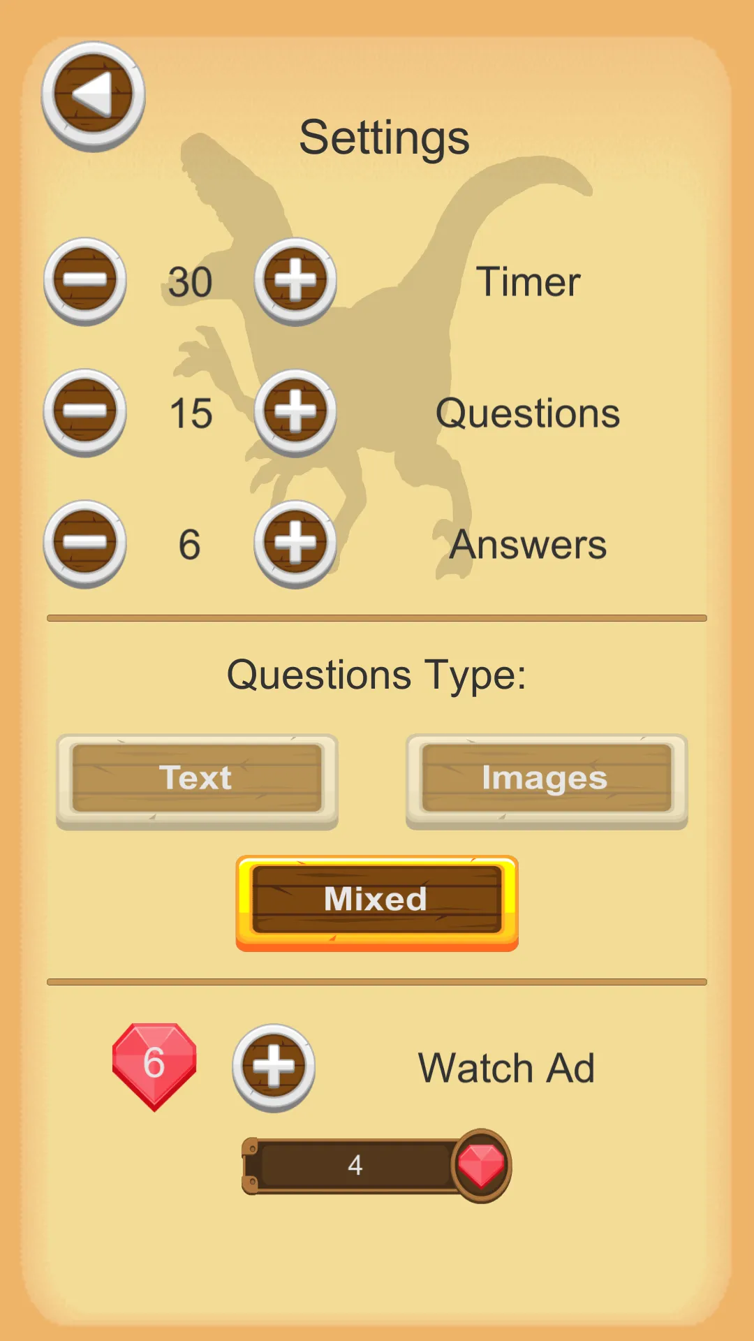 Dinosaurs Quiz | Indus Appstore | Screenshot