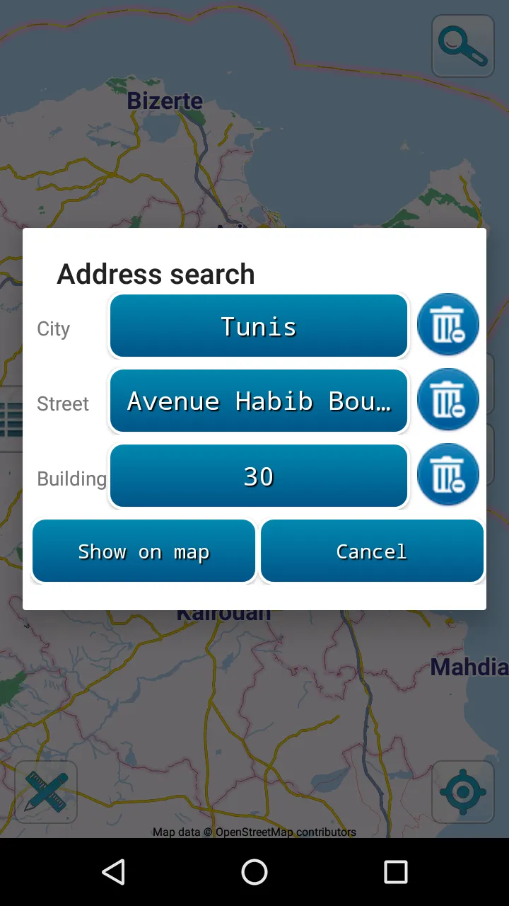 Map of Tunisia offline | Indus Appstore | Screenshot