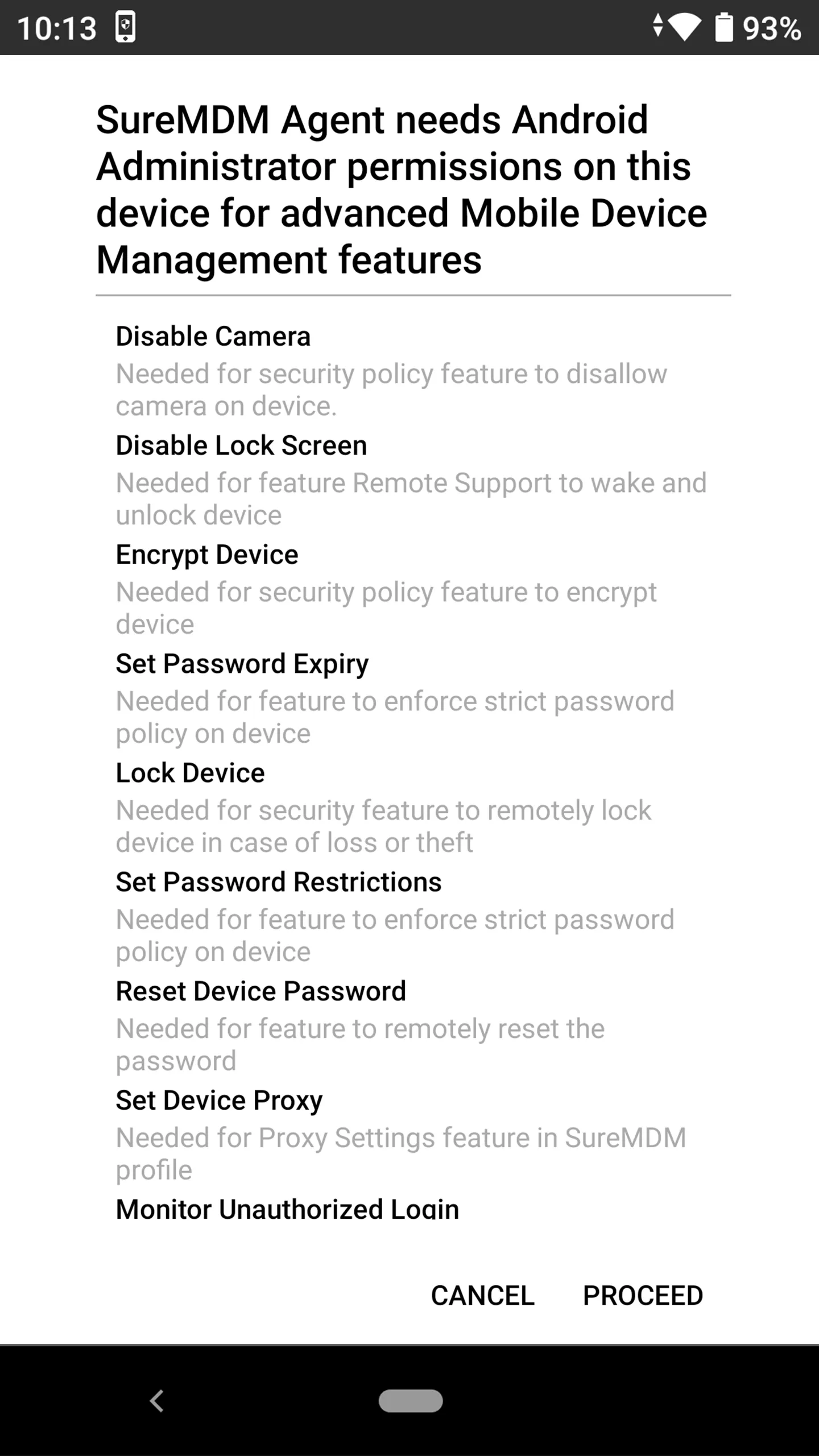 42Gears SureMDM | Indus Appstore | Screenshot