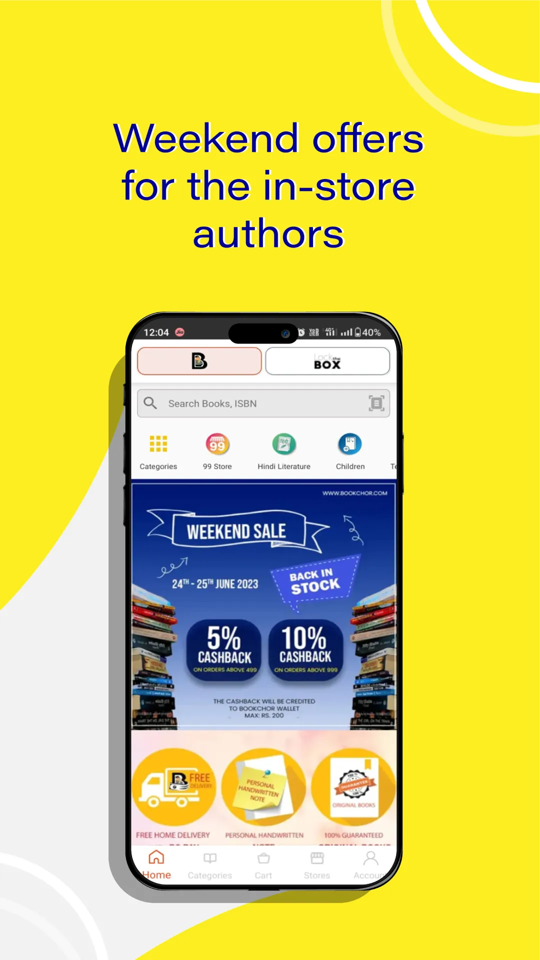 BookChor - Online Bookstore | Indus Appstore | Screenshot