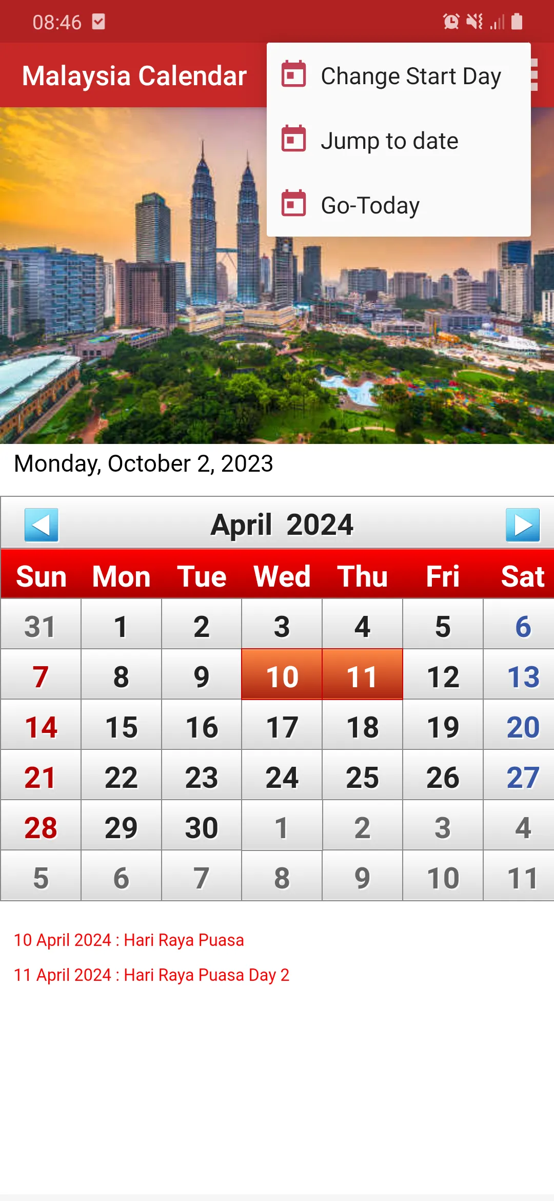 Malaysia Calendar 2024 | Indus Appstore | Screenshot