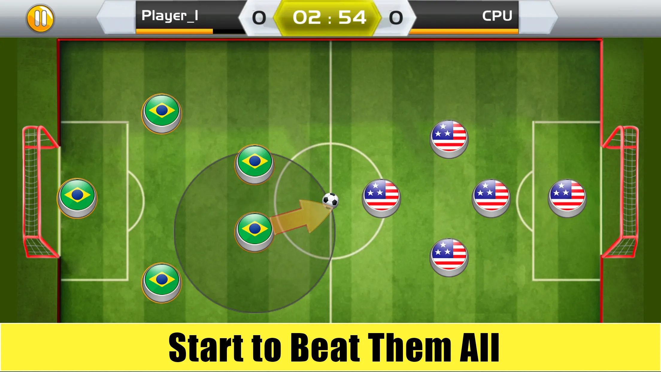 Finger Soccer | Indus Appstore | Screenshot