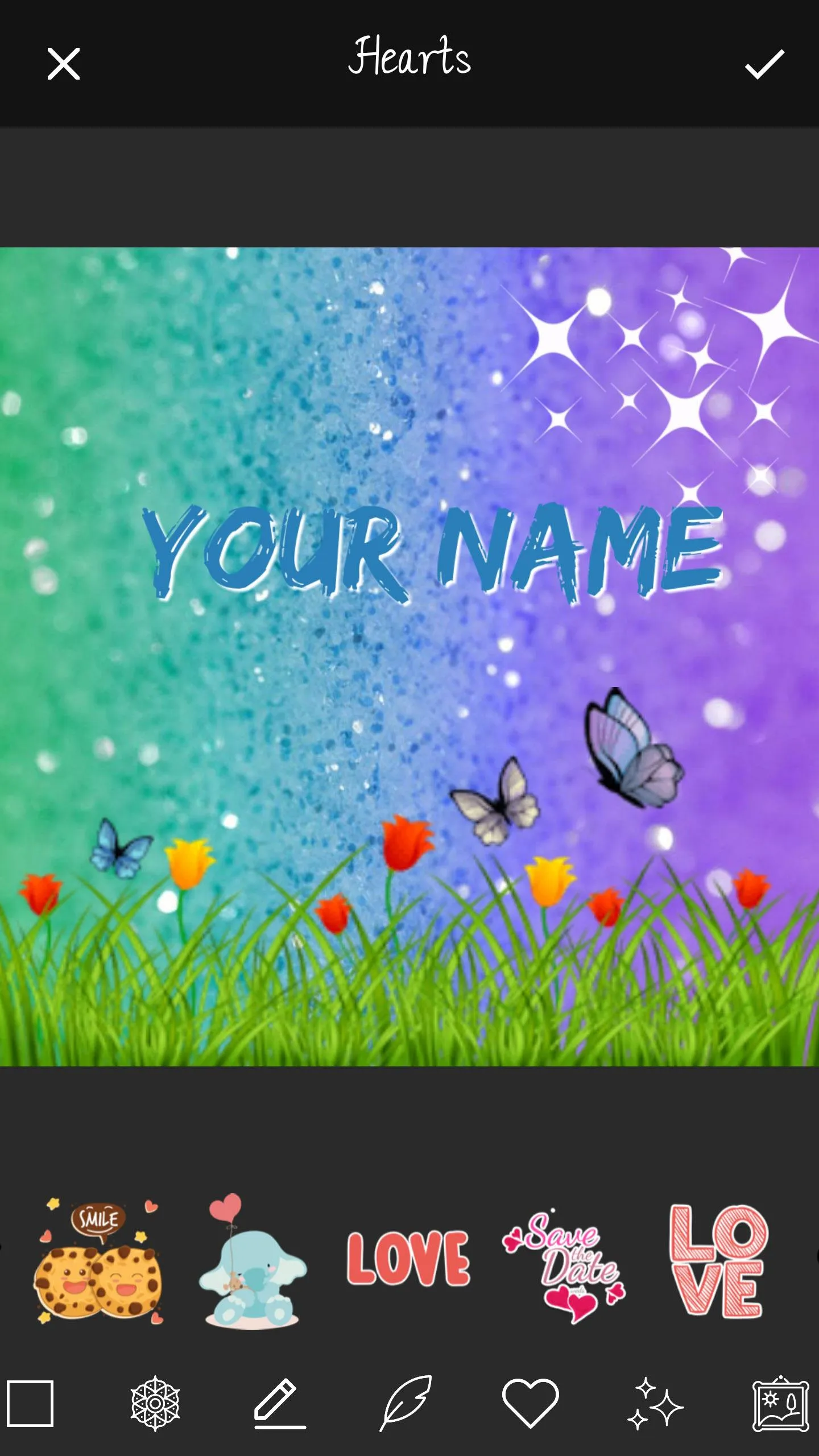 Glitter Name Art Maker | Indus Appstore | Screenshot