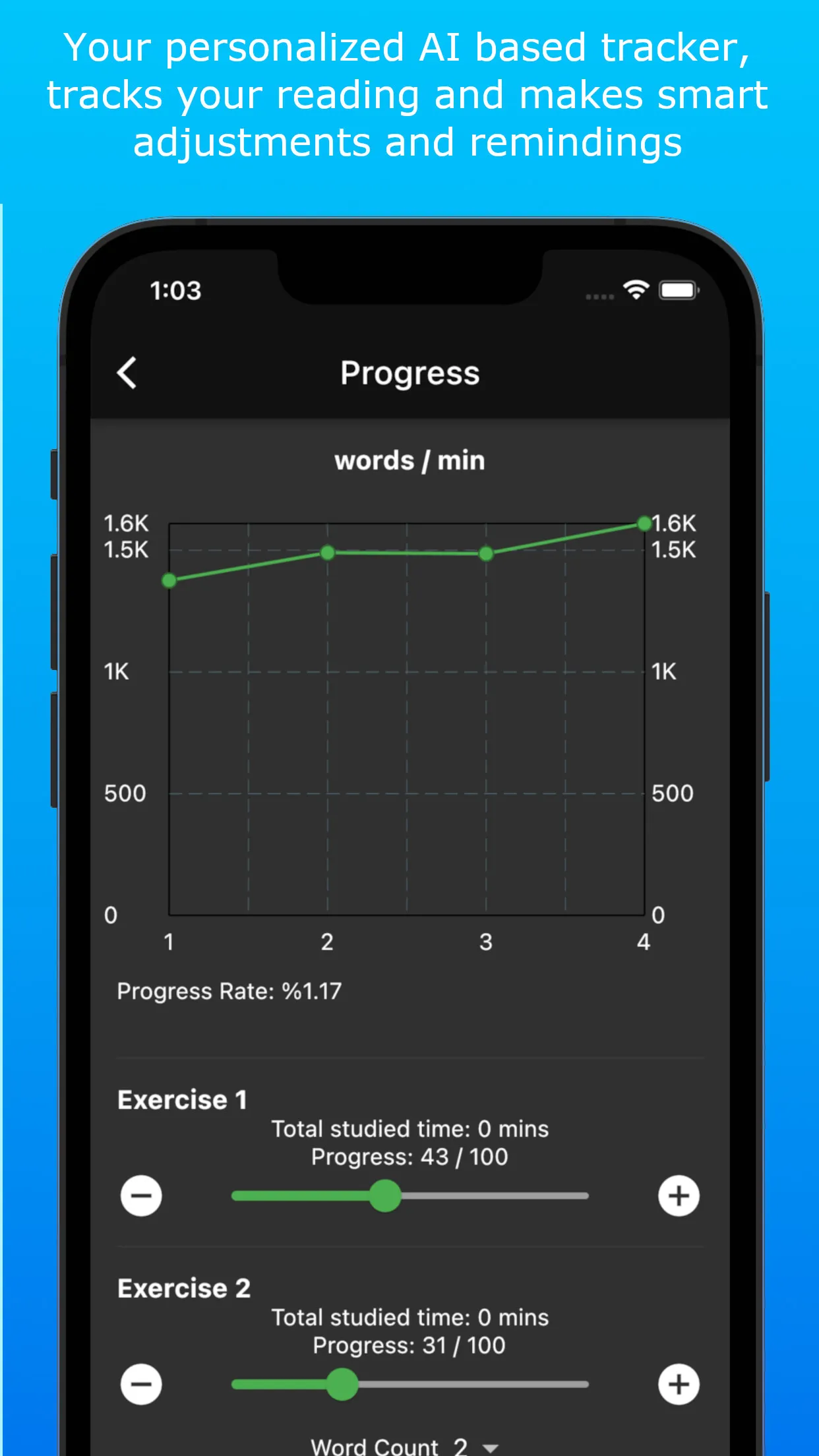 Speed Reading Exercises | Indus Appstore | Screenshot