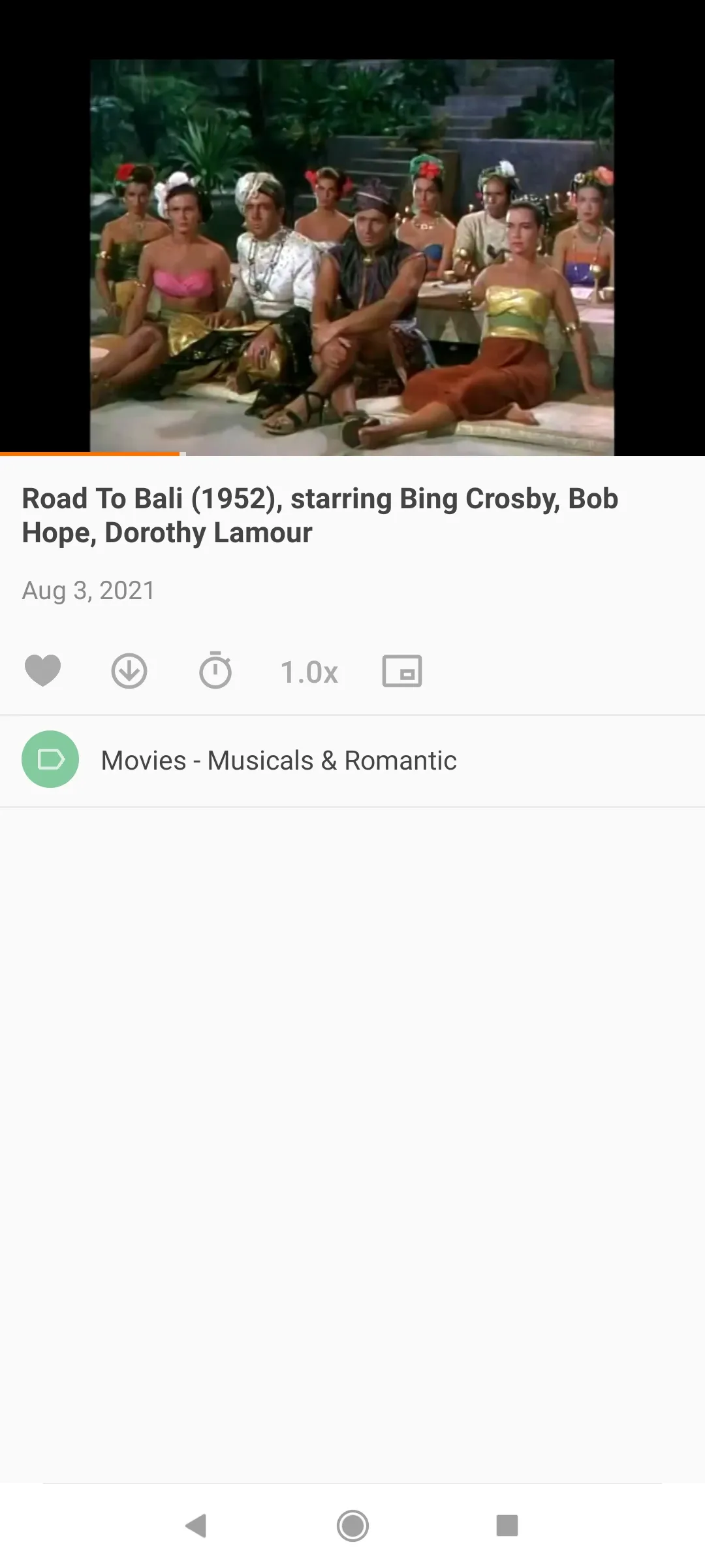 Romantic Movies Love Classics | Indus Appstore | Screenshot