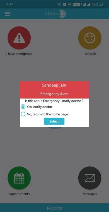 ListenMD Patient | Indus Appstore | Screenshot