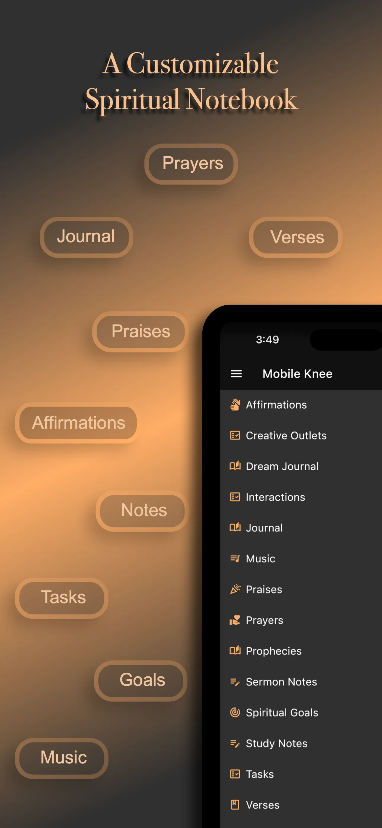 Mobile Knee - Prayer List | Indus Appstore | Screenshot