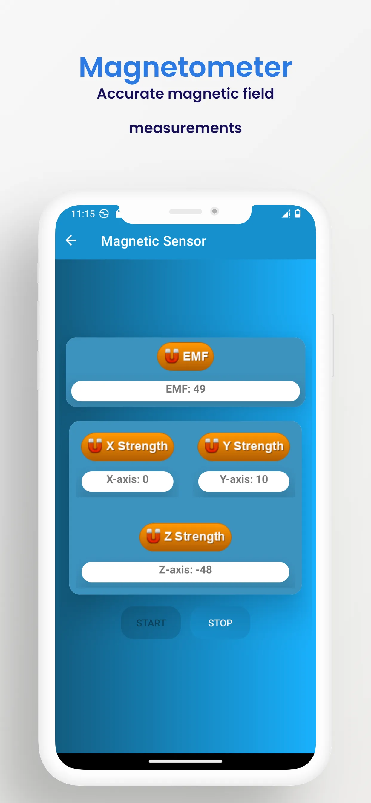 Magnetic Sensor & Magnetometer | Indus Appstore | Screenshot