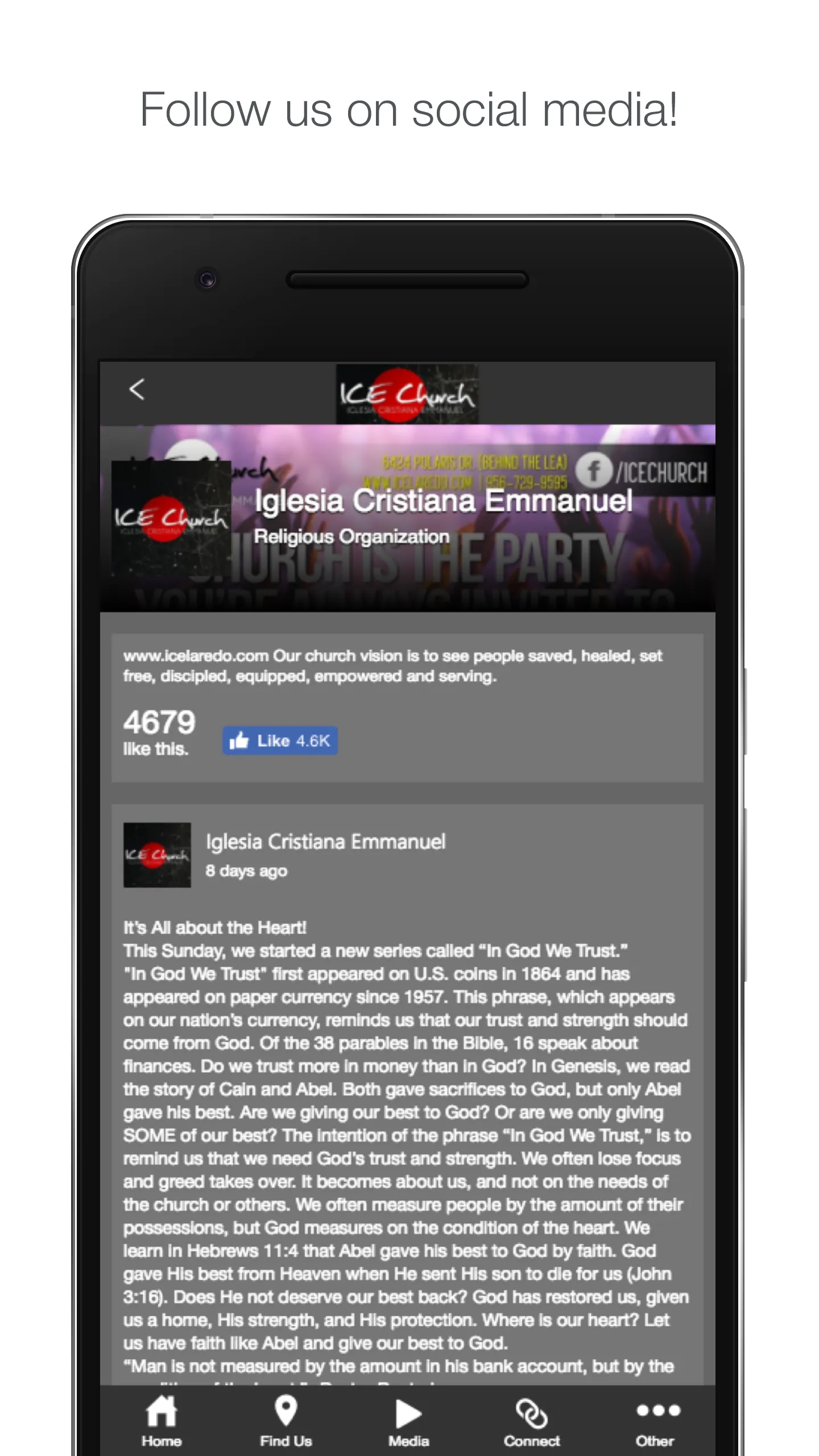 Emmanuel Church Laredo | Indus Appstore | Screenshot