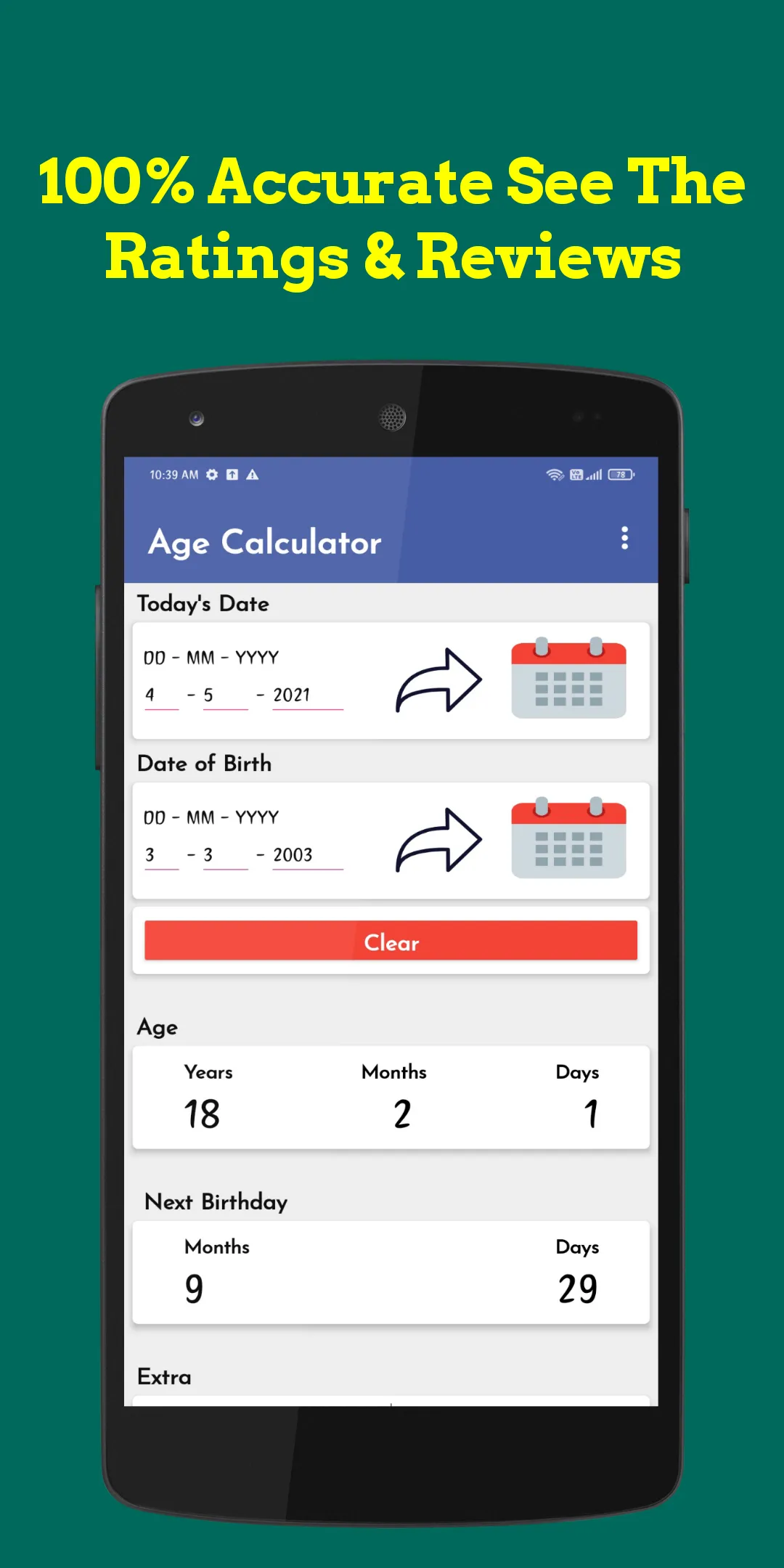 Age Calculator | Indus Appstore | Screenshot