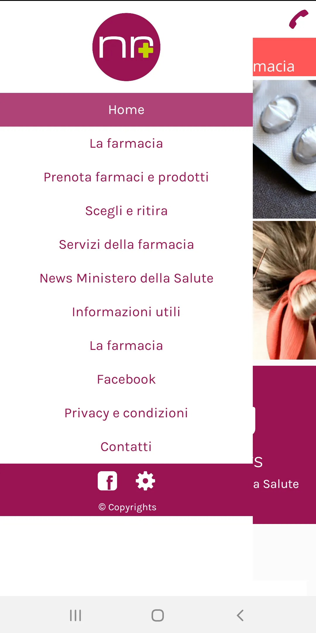 Farmacia Nuova Riviera | Indus Appstore | Screenshot