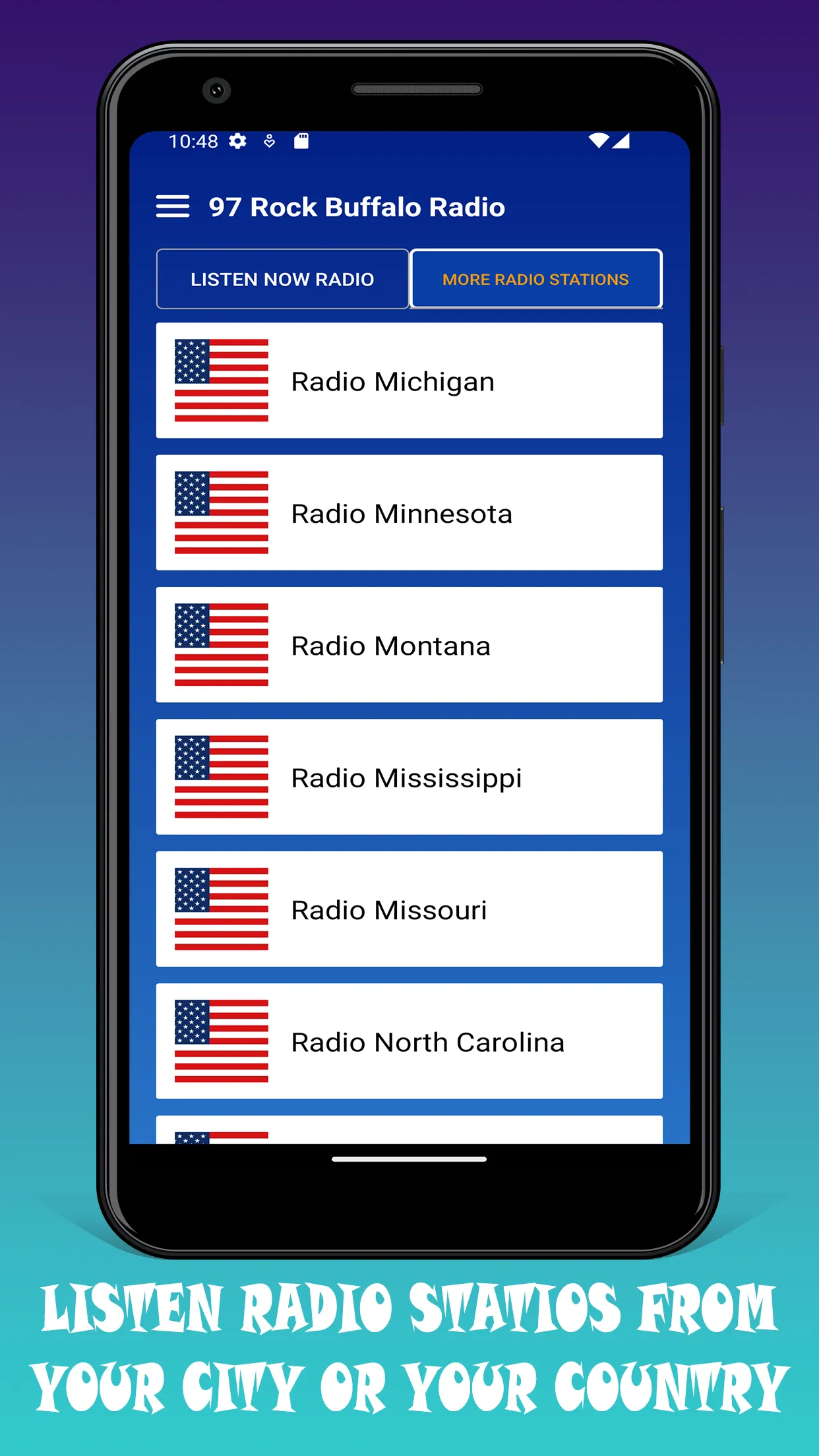 97 Rock Buffalo Radio App USA | Indus Appstore | Screenshot