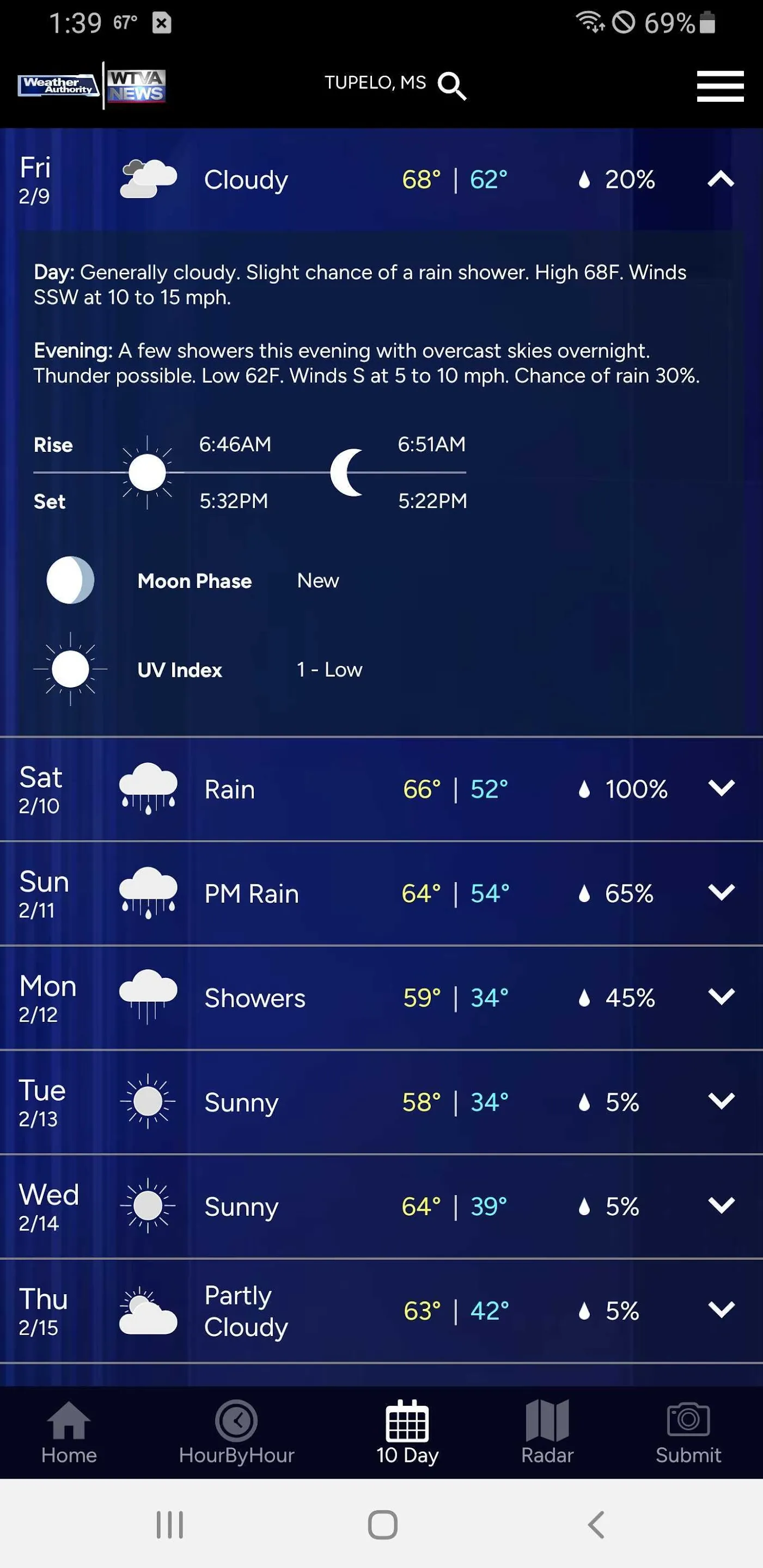 WTVA Weather | Indus Appstore | Screenshot