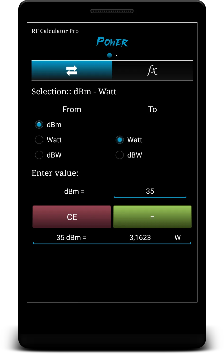 RF Calculator Pro | Indus Appstore | Screenshot