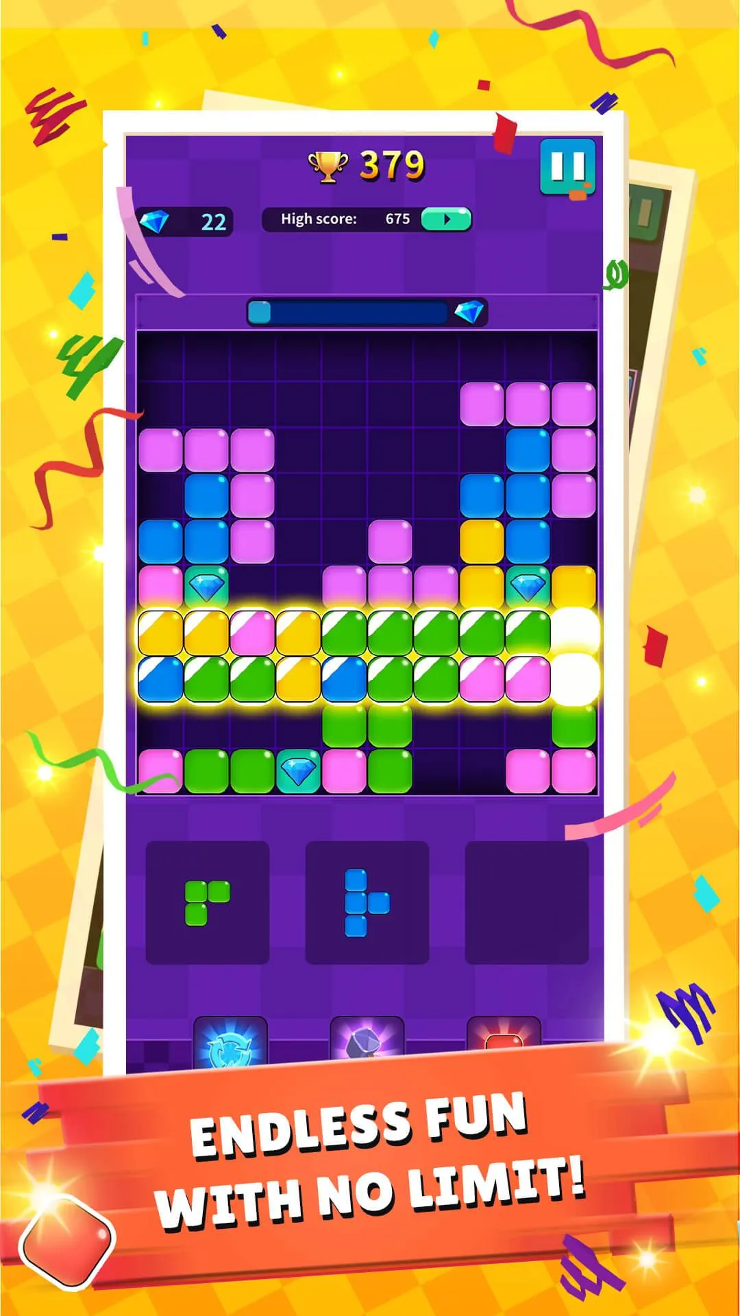 Blocks Smasher - Move, Fill an | Indus Appstore | Screenshot