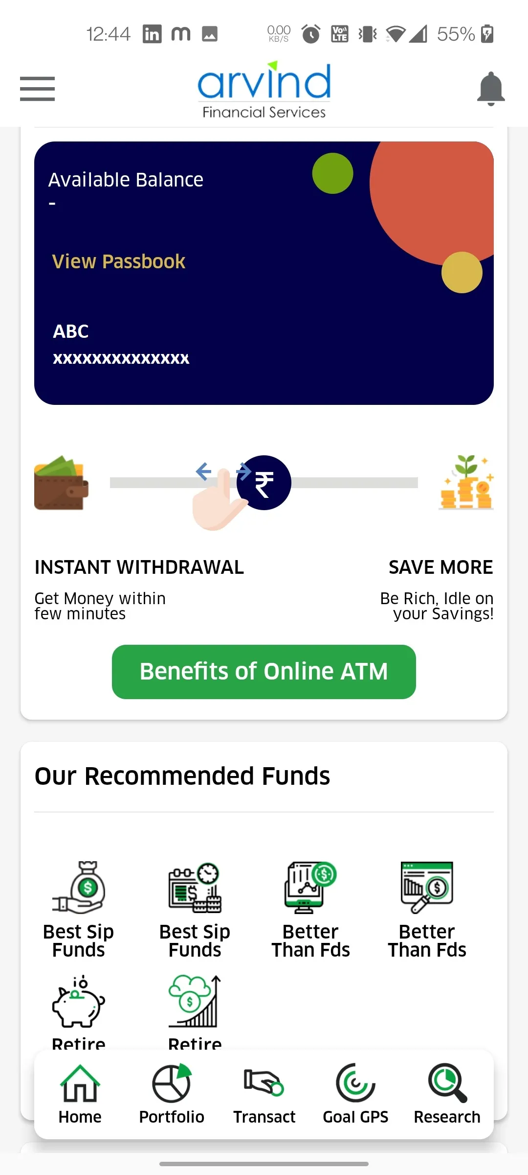 Arvind Financial Services | Indus Appstore | Screenshot