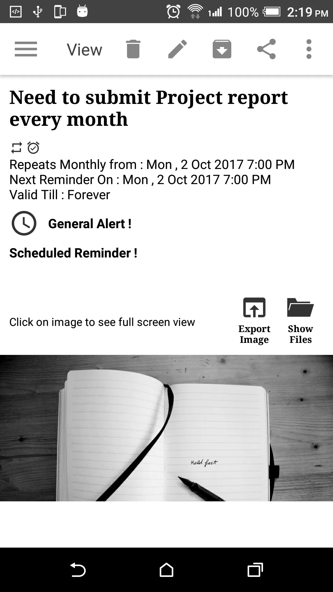 Remind Note - To Do List Alarm | Indus Appstore | Screenshot