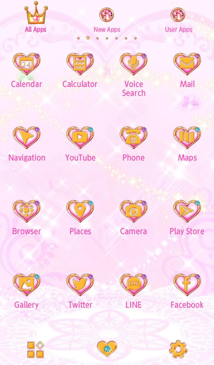 Cute Theme-Magical Heart- | Indus Appstore | Screenshot