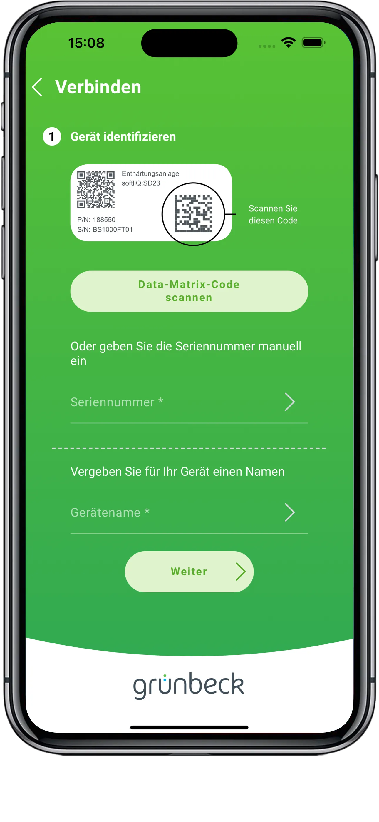 Grünbeck myProduct | Indus Appstore | Screenshot