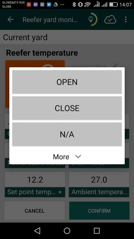 arl Reefer Yard Monitor | Indus Appstore | Screenshot