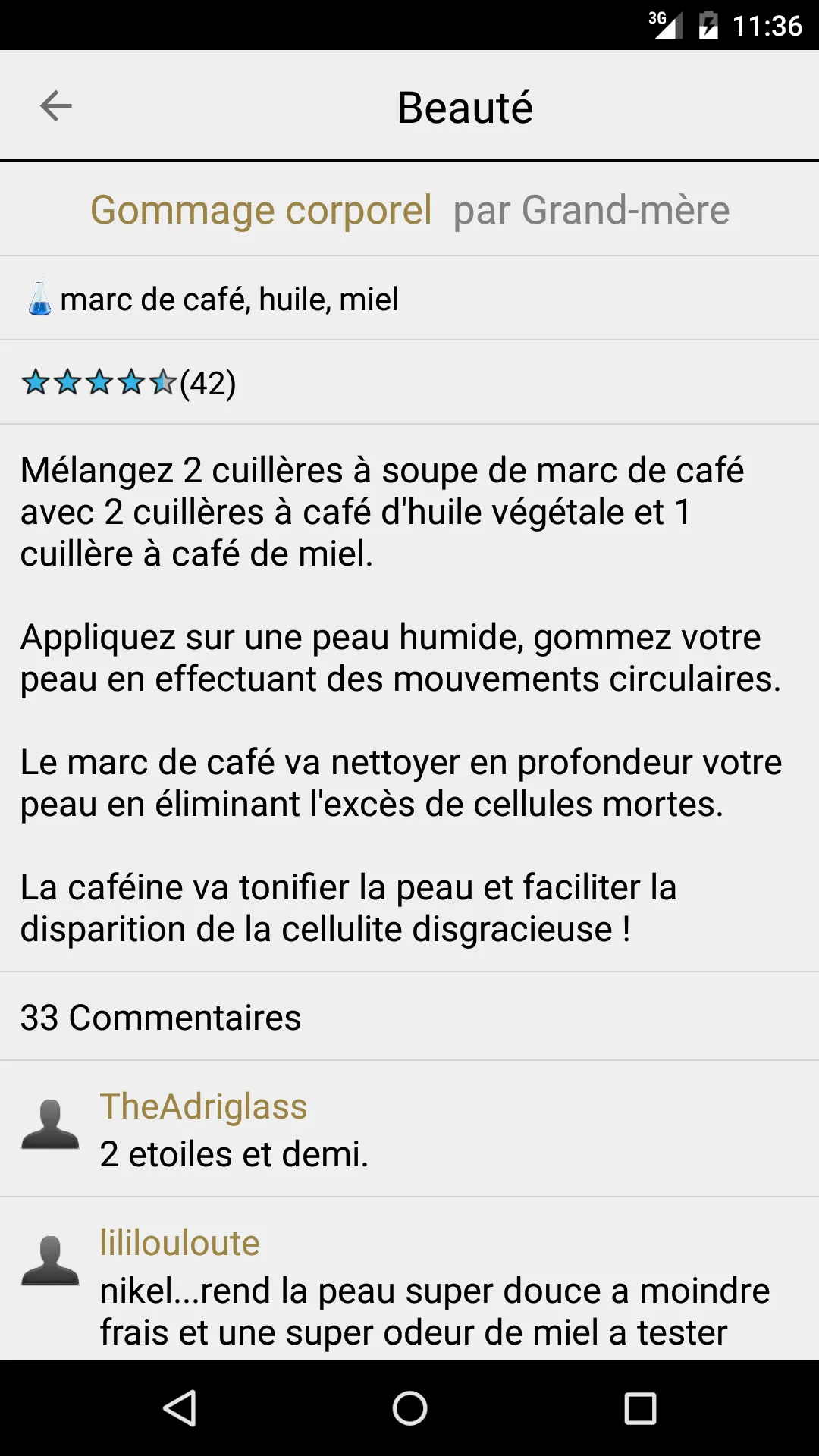 Astuces de Grand-Mère | Indus Appstore | Screenshot