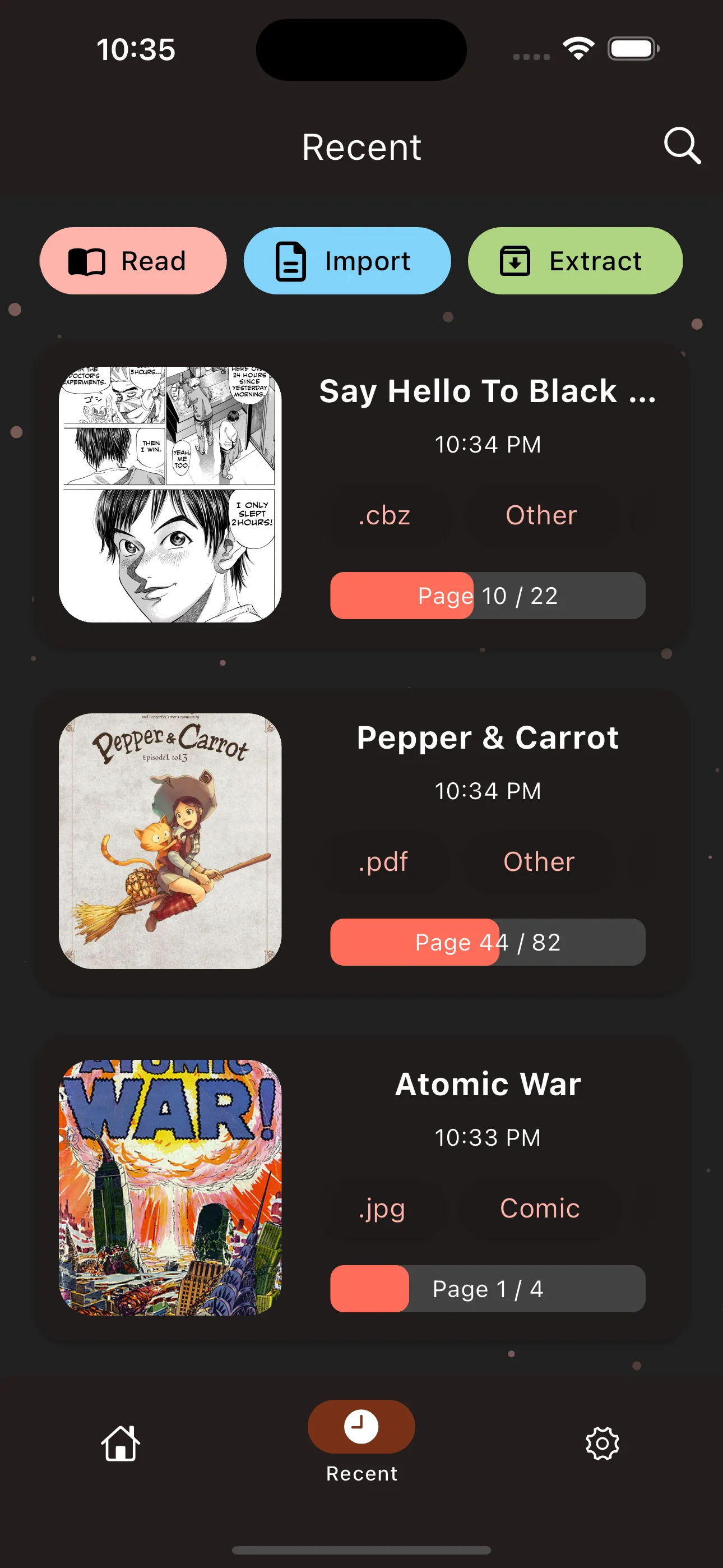 bloopworm - comic book reader | Indus Appstore | Screenshot