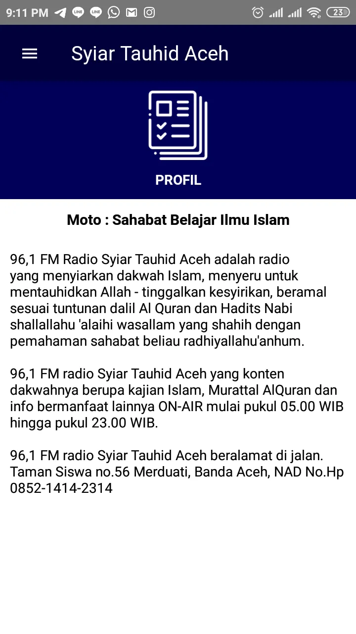 Syiar Tauhid Aceh | Indus Appstore | Screenshot