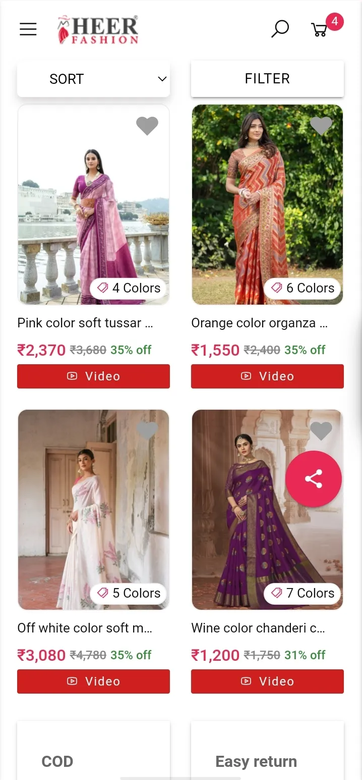 Heer Fashion-The Shopping App | Indus Appstore | Screenshot