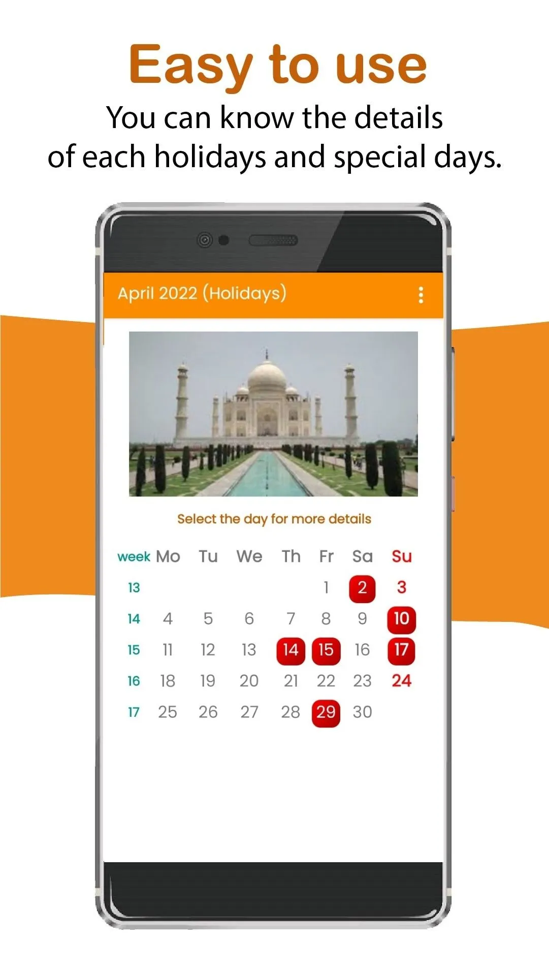 India calendar 2024 | Indus Appstore | Screenshot