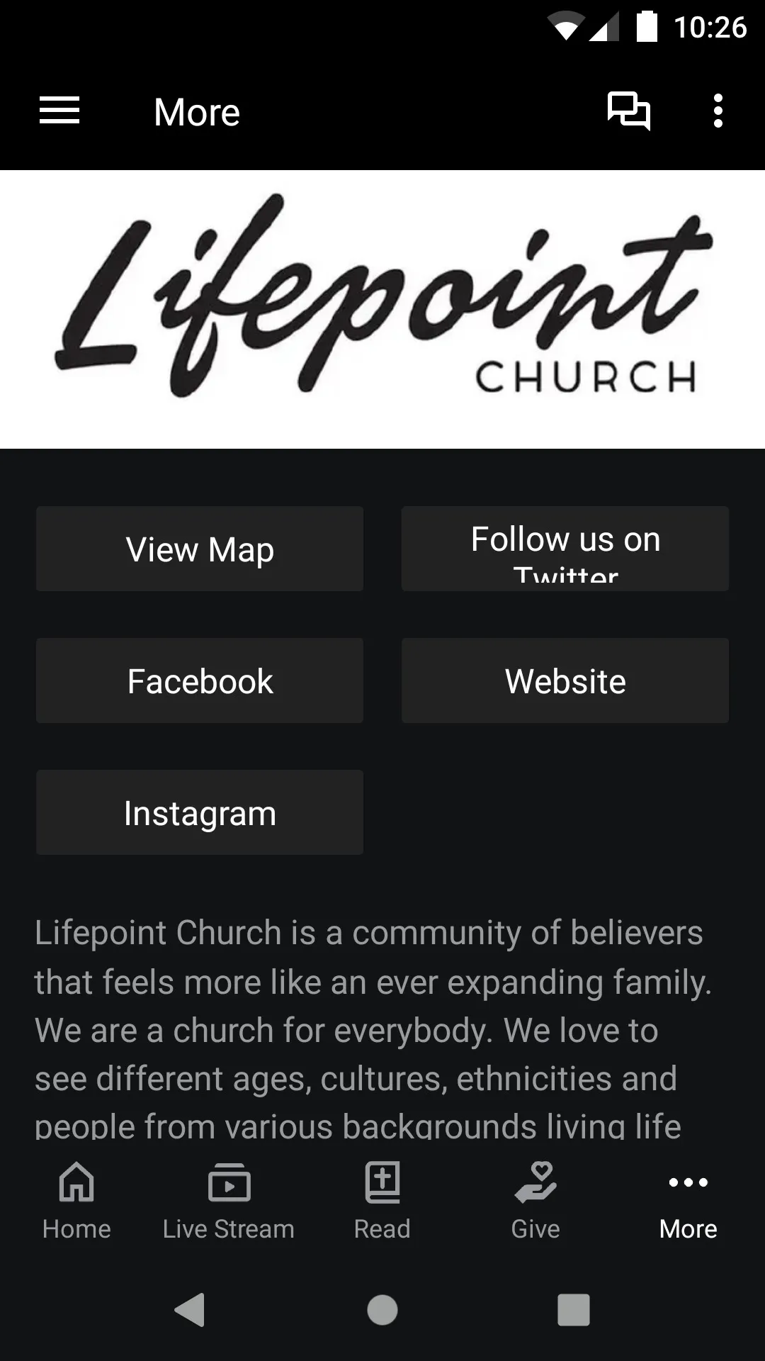 Lifepoint Church Hickory | Indus Appstore | Screenshot