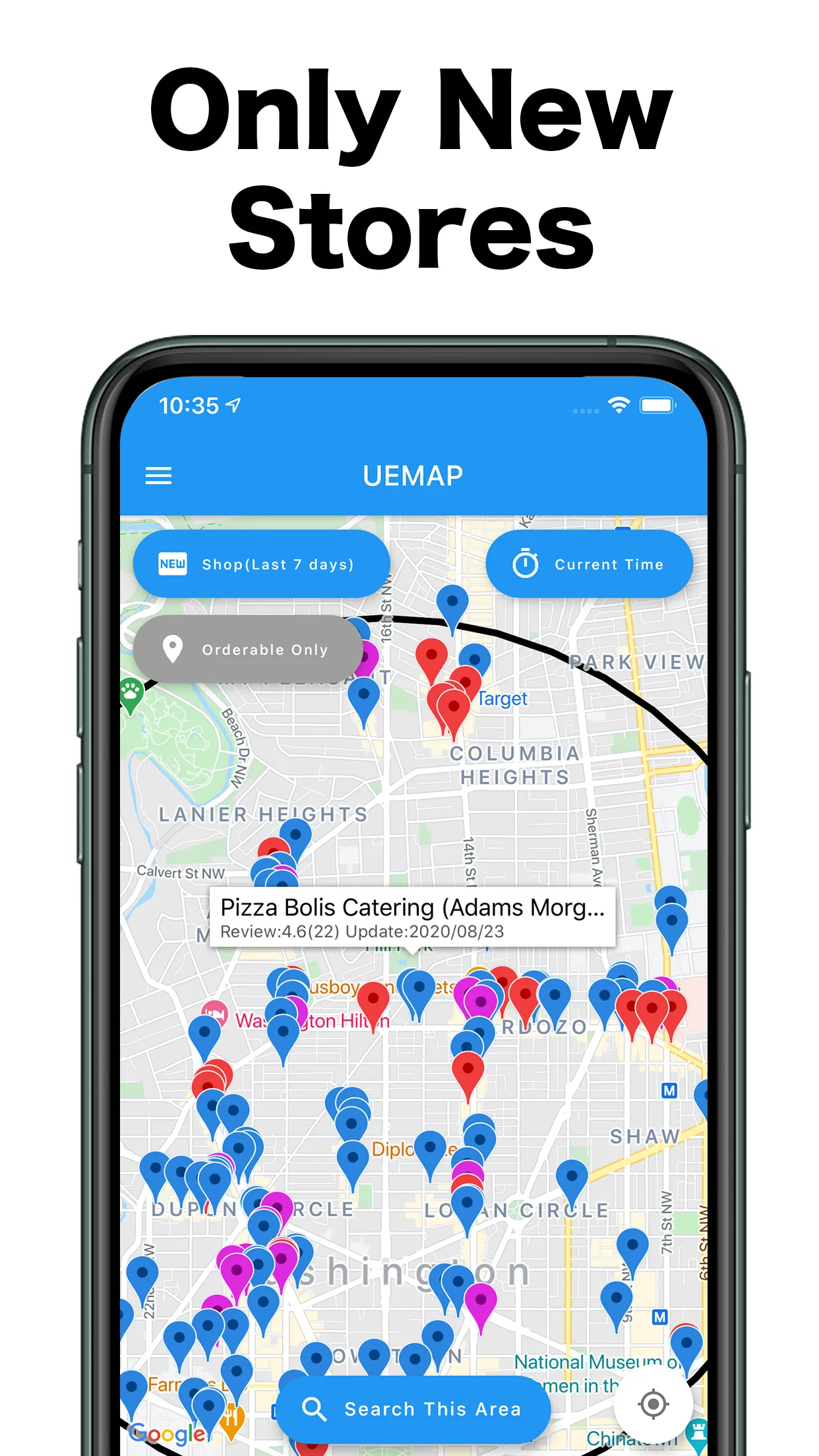 UEMAP - Restaurant Map | Indus Appstore | Screenshot