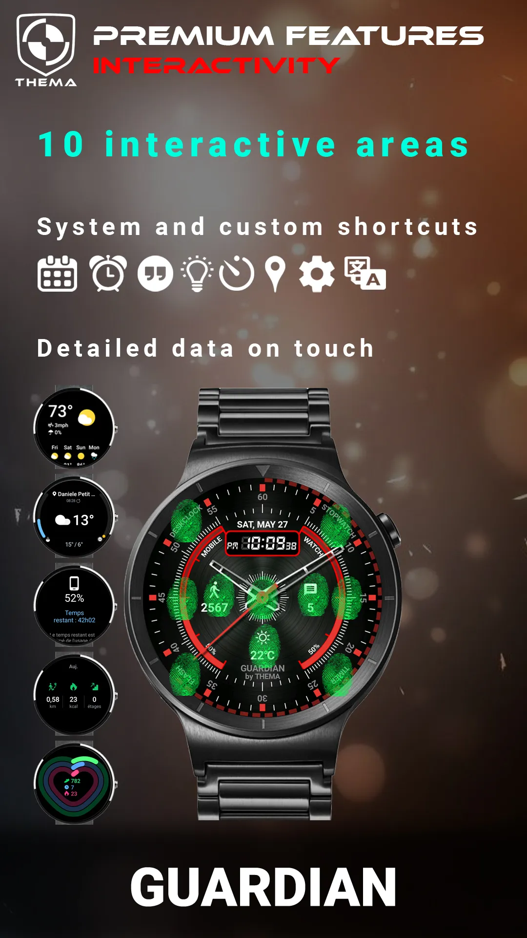 Guardian Watch Face | Indus Appstore | Screenshot