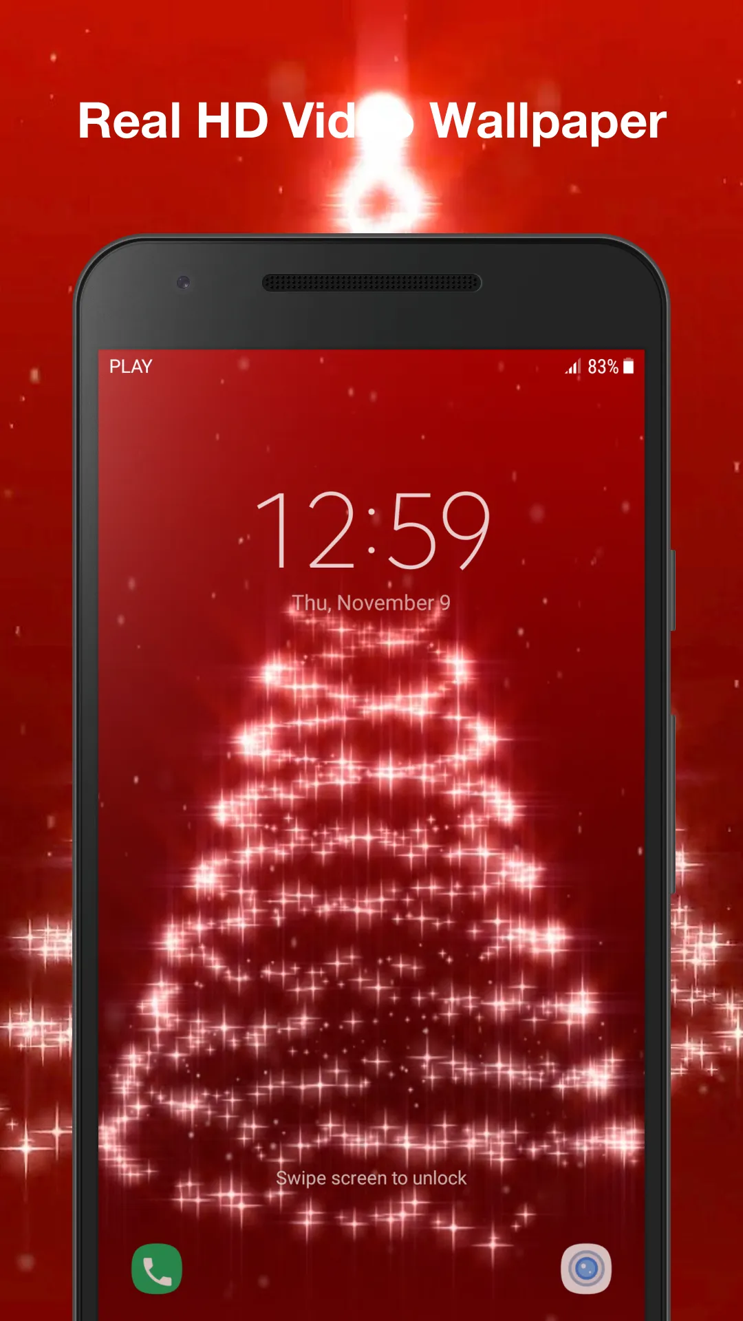 3d Christmas Tree Wallpaper | Indus Appstore | Screenshot