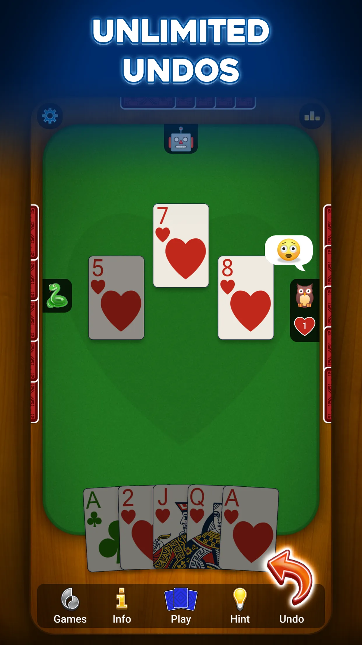 Hearts: Card Game | Indus Appstore | Screenshot