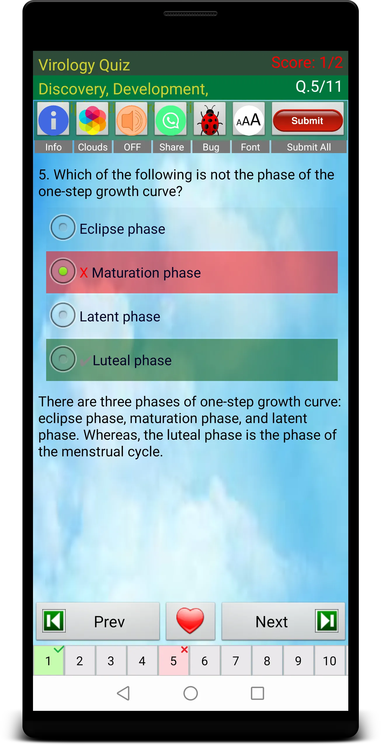 Virology Quiz | Indus Appstore | Screenshot